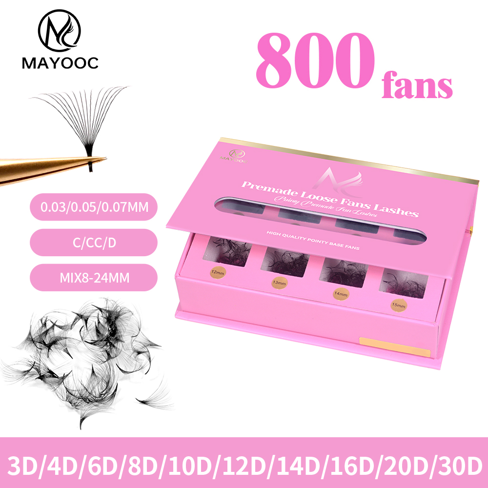 MAYOOC 800Fans Loose Fan Lashe - Eyelash Extension Russian review and price