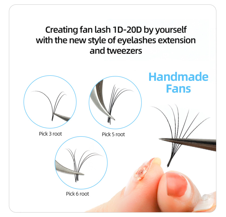 AGUUD 16 Rows Long 16-20mm Eye - Eyelash Extension Human Hair review and price